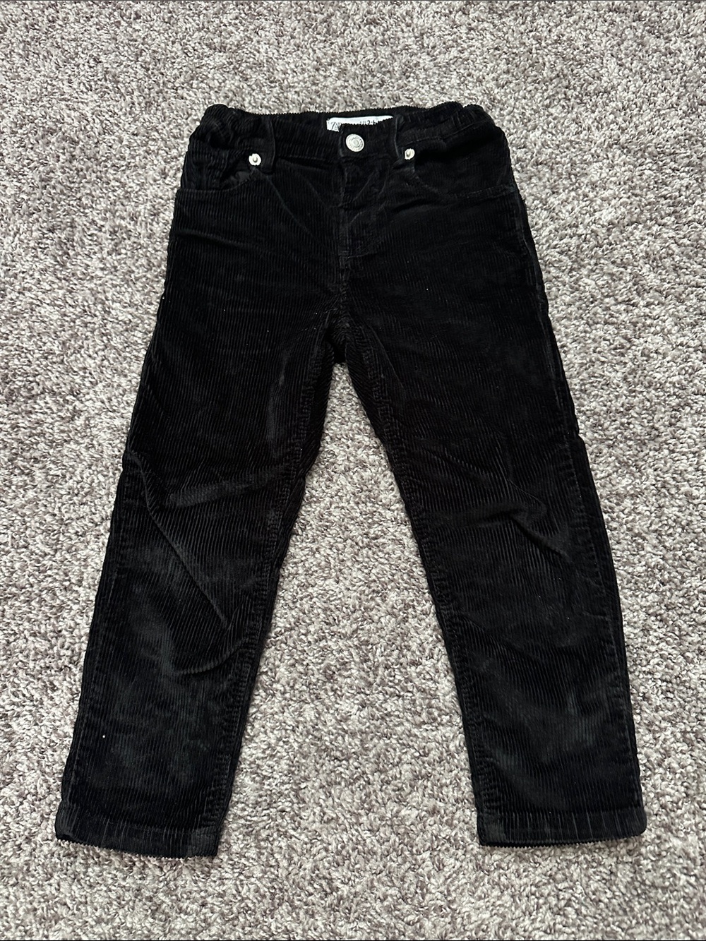 Zara Black Corduroy Kids Pants‎ - Timeless Everyday Style